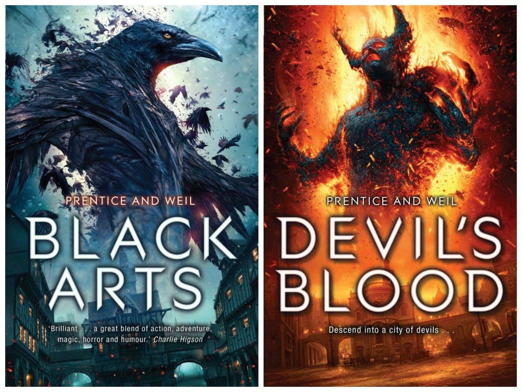 'Black Arts' and its sequel 'Devil's Blood' are both in stock in the School Library.